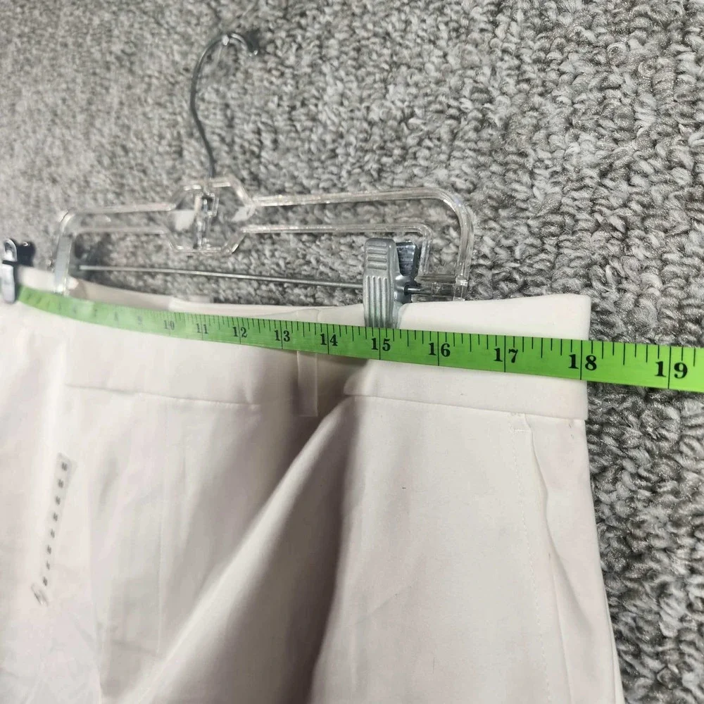 Lauren Ralph Lauren Shorts White Chino Stretch Cotton Women Size 16